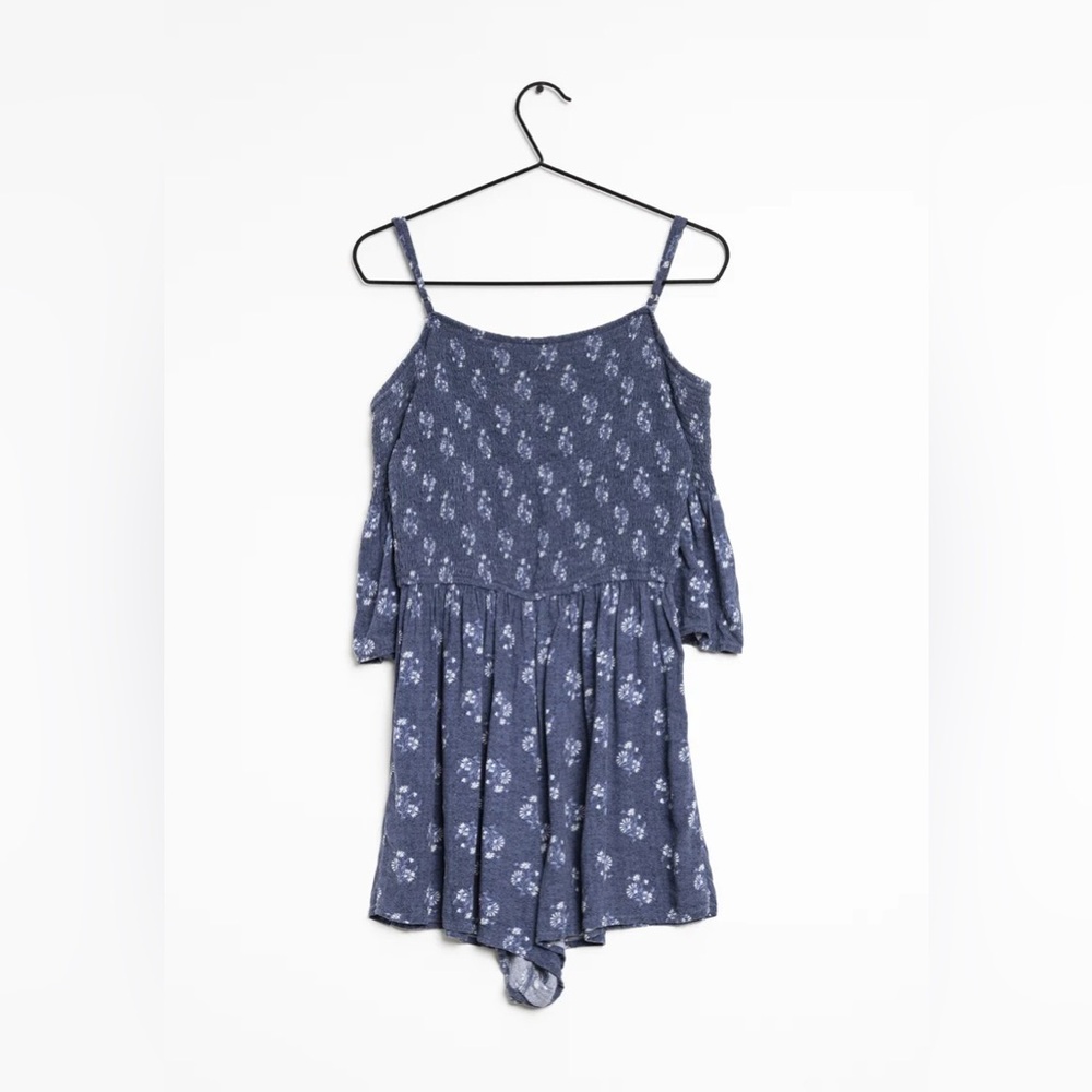 Hollister Off the Shoulder Floral Romper